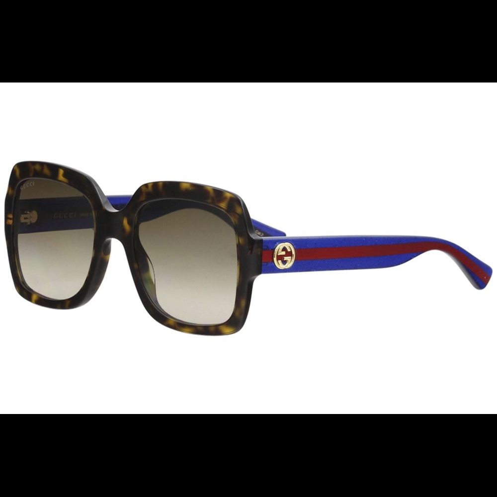 GUCCI GG 0036 SQUARE SUNGLASSES